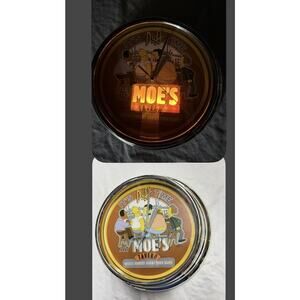 Vintage 2001 Wesco The Simpsons Wall Clock -It's Duff Time at Moe's Tavern